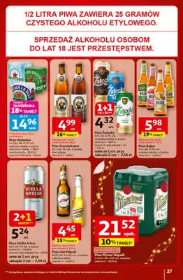 Auchan - gazetka promocyjna Gazetka Święta jak babcię kocham Hipermarket Auchan od czwartku 20.11 do środy 26.11 - strona 27
