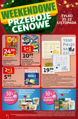 Auchan - gazetka promocyjna Gazetka Święta jak babcię kocham Hipermarket Auchan od czwartku 20.11 do środy 26.11 - strona 2
