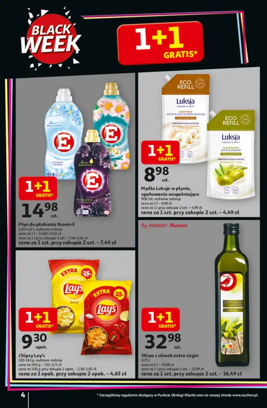 Auchan - gazetka promocyjna Gazetka Święta jak babcię kocham Hipermarket Auchan od czwartku 20.11 do środy 26.11 - strona 4