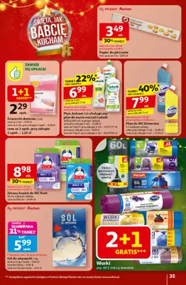Auchan - gazetka promocyjna Gazetka Święta jak babcię kocham Hipermarket Auchan od czwartku 20.11 do środy 26.11 - strona 35