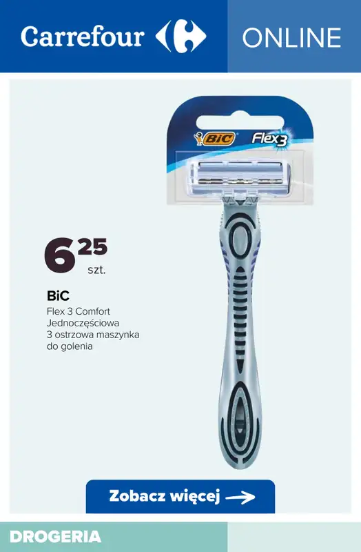 Carrefour - gazetka promocyjna Jednorazowe maszynki do golenia - oferta ONLINE od wtorku 18.11  - strona 6