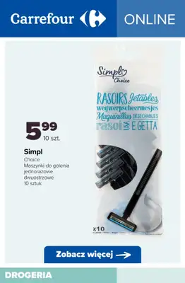 Carrefour - gazetka promocyjna Jednorazowe maszynki do golenia - oferta ONLINE od wtorku 18.11  - strona 4