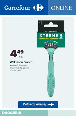 Carrefour - gazetka promocyjna Jednorazowe maszynki do golenia - oferta ONLINE od wtorku 18.11  - strona 3