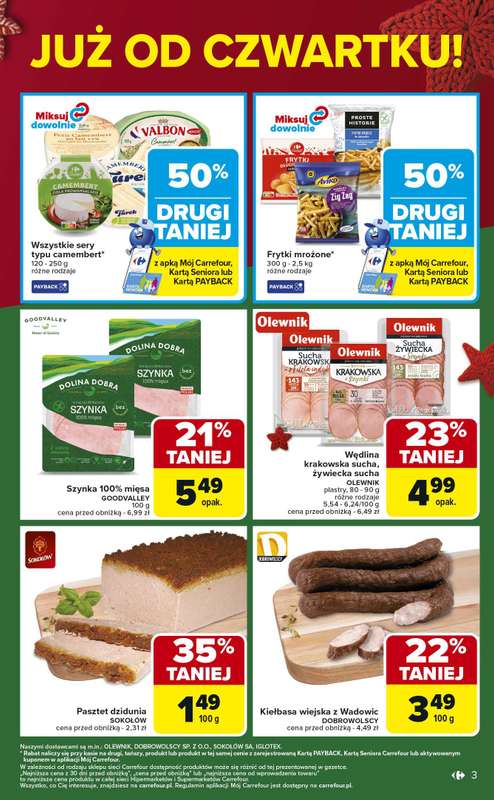Carrefour Market - gazetka promocyjna Gazetka Weekend promek już od czwartku od czwartku 20.11 do soboty 22.11 - strona 3