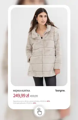 bonprix - gazetka promocyjna Kurtki i płaszcze na wyprzedaży od wtorku 18.11 do poniedziałku 24.11 - strona 8