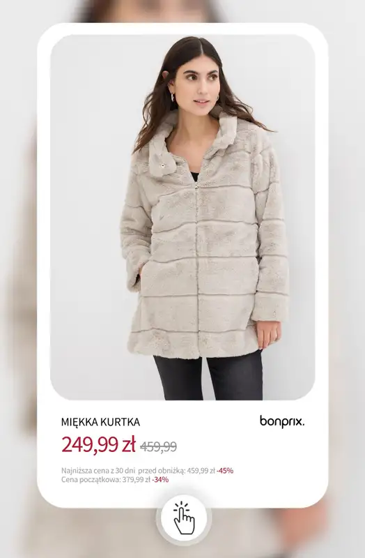 bonprix - gazetka promocyjna Kurtki i płaszcze na wyprzedaży od wtorku 18.11 do poniedziałku 24.11 - strona 8