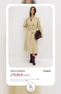 bonprix - gazetka promocyjna Kurtki i płaszcze na wyprzedaży od wtorku 18.11 do poniedziałku 24.11 - strona 13