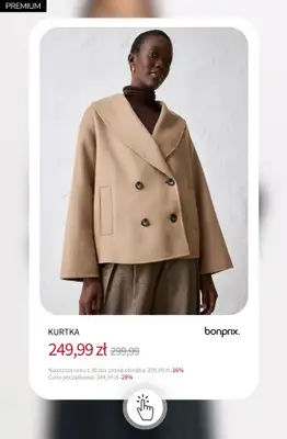 bonprix - gazetka promocyjna Kurtki i płaszcze na wyprzedaży od wtorku 18.11 do poniedziałku 24.11 - strona 15
