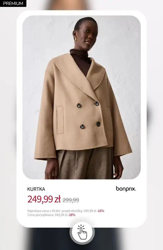 bonprix - gazetka promocyjna Kurtki i płaszcze na wyprzedaży od wtorku 18.11 do poniedziałku 24.11 - strona 15