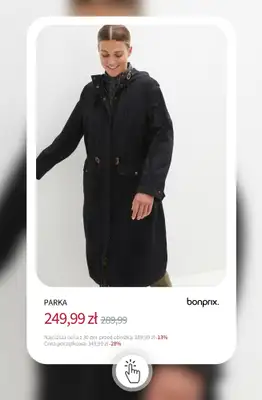 bonprix - gazetka promocyjna Kurtki i płaszcze na wyprzedaży od wtorku 18.11 do poniedziałku 24.11 - strona 16