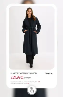 bonprix - gazetka promocyjna Kurtki i płaszcze na wyprzedaży od wtorku 18.11 do poniedziałku 24.11 - strona 14