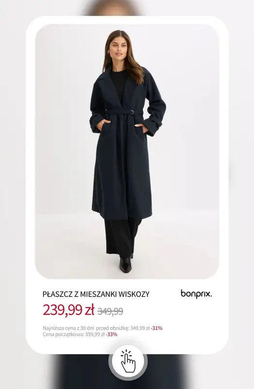 bonprix - gazetka promocyjna Kurtki i płaszcze na wyprzedaży od wtorku 18.11 do poniedziałku 24.11 - strona 14