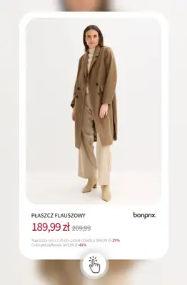 bonprix - gazetka promocyjna Kurtki i płaszcze na wyprzedaży od wtorku 18.11 do poniedziałku 24.11 - strona 2