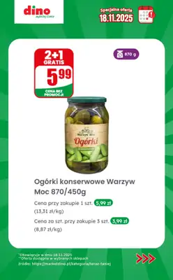 Dino - gazetka promocyjna Specjalna oferta na 18.11.2025 - promocje spoza gazetki od wtorku 18.11 do wtorku 18.11 - strona 5
