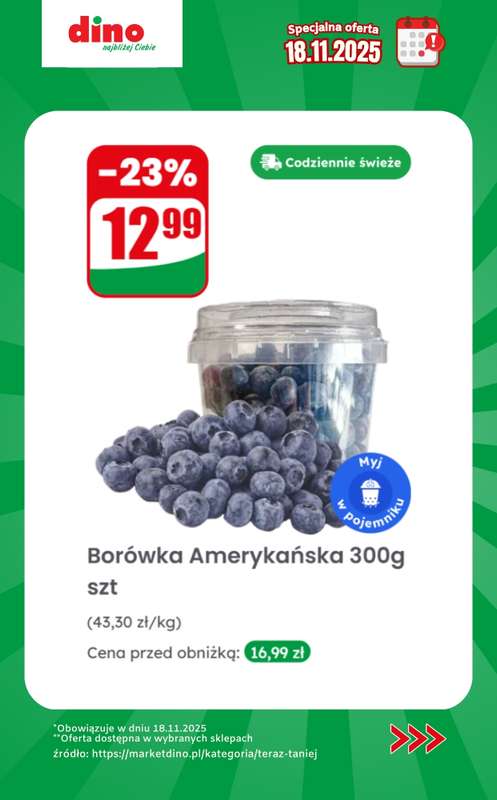 Dino - gazetka promocyjna Specjalna oferta na 18.11.2025 - promocje spoza gazetki od wtorku 18.11 do wtorku 18.11 - strona 2