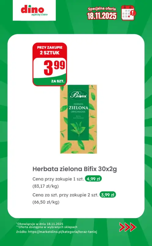 Dino - gazetka promocyjna Specjalna oferta na 18.11.2025 - promocje spoza gazetki od wtorku 18.11 do wtorku 18.11 - strona 8