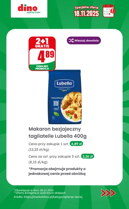 Dino - gazetka promocyjna Specjalna oferta na 18.11.2025 - promocje spoza gazetki od wtorku 18.11 do wtorku 18.11 - strona 6