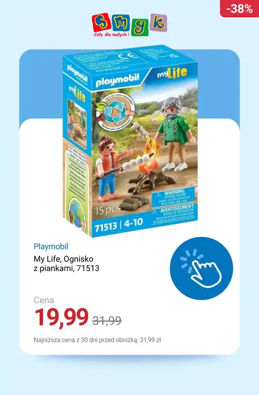 Smyk - gazetka promocyjna Do -50% Playmobile od wtorku 18.11  - strona 18