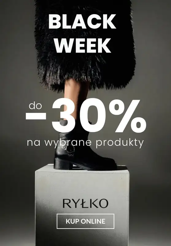 Ryłko - gazetka promocyjna BLACK WEEK do -30%  