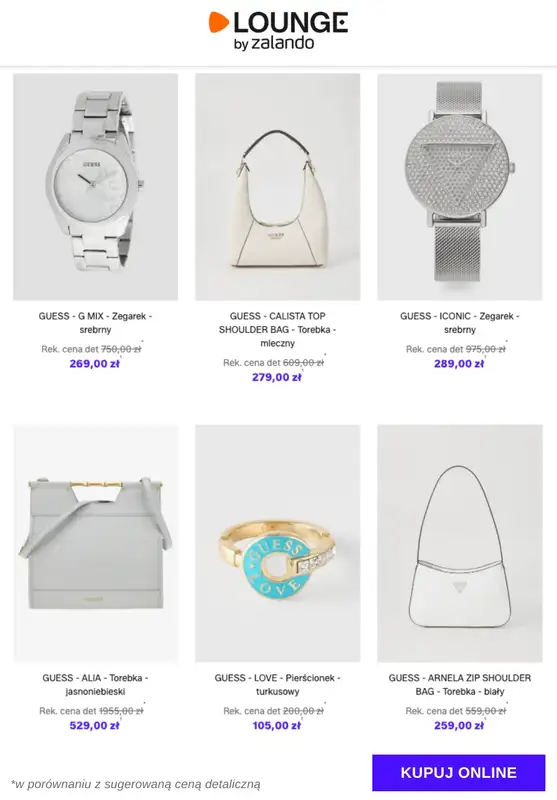 Lounge by Zalando - gazetka promocyjna Do -74% Guess - Buty & Akcesoria od wtorku 18.11 do czwartku 20.11 - strona 10