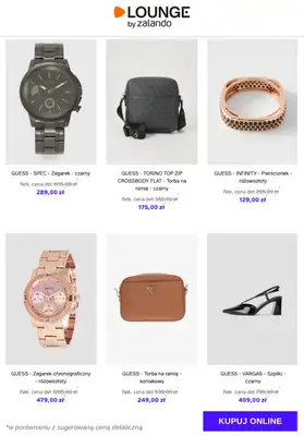 Lounge by Zalando - gazetka promocyjna Do -74% Guess - Buty & Akcesoria od wtorku 18.11 do czwartku 20.11 - strona 9