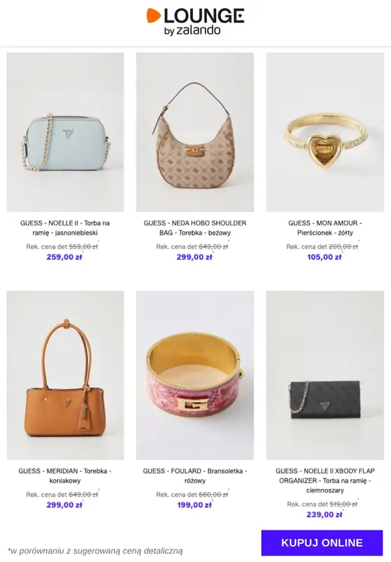 Lounge by Zalando - gazetka promocyjna Do -74% Guess - Buty & Akcesoria od wtorku 18.11 do czwartku 20.11 - strona 8