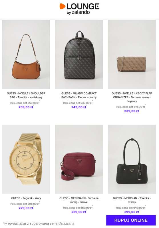 Lounge by Zalando - gazetka promocyjna Do -74% Guess - Buty & Akcesoria od wtorku 18.11 do czwartku 20.11 - strona 7