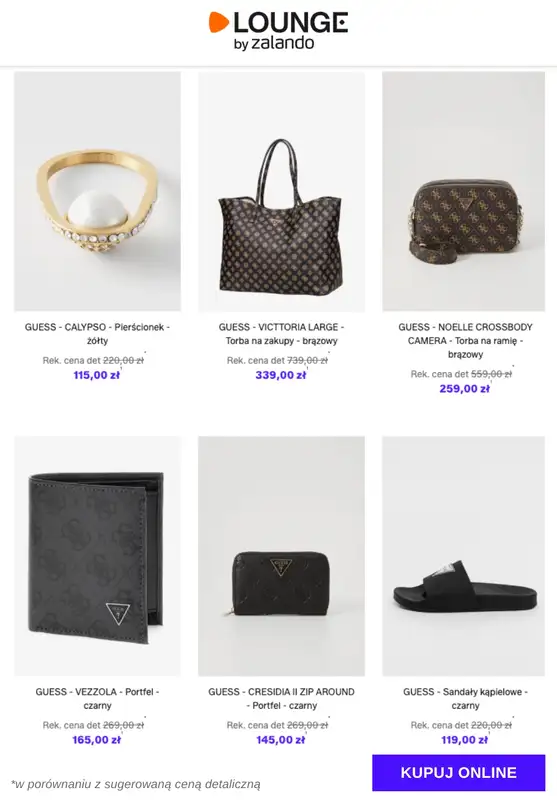 Lounge by Zalando - gazetka promocyjna Do -74% Guess - Buty & Akcesoria od wtorku 18.11 do czwartku 20.11 - strona 3