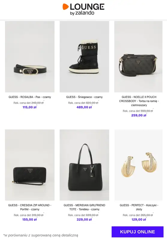 Lounge by Zalando - gazetka promocyjna Do -74% Guess - Buty & Akcesoria od wtorku 18.11 do czwartku 20.11 - strona 2