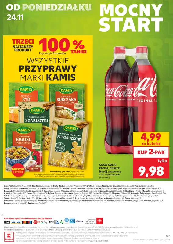 Kaufland - gazetka promocyjna Oferta Kaufland od czwartku 20.11 do środy 26.11 - strona 59