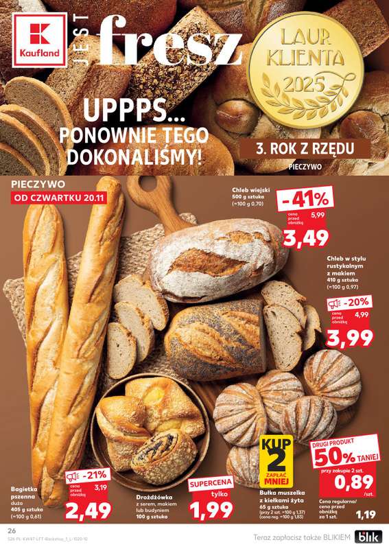 Kaufland - gazetka promocyjna Oferta Kaufland od czwartku 20.11 do środy 26.11 - strona 26