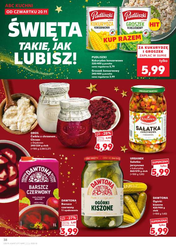 Kaufland - gazetka promocyjna Oferta Kaufland od czwartku 20.11 do środy 26.11 - strona 38