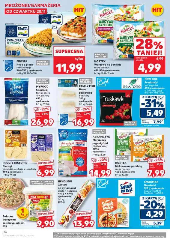 Kaufland - gazetka promocyjna Oferta Kaufland od czwartku 20.11 do środy 26.11 - strona 36