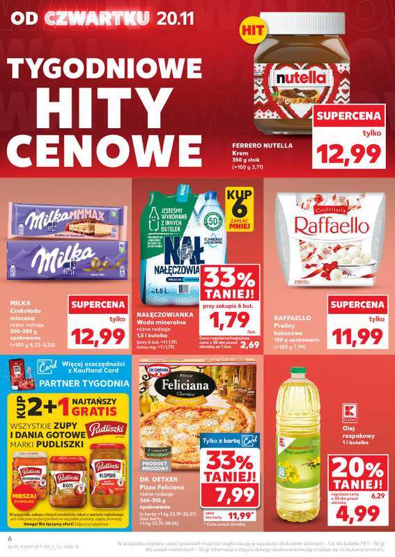 Kaufland - gazetka promocyjna Oferta Kaufland od czwartku 20.11 do środy 26.11 - strona 6