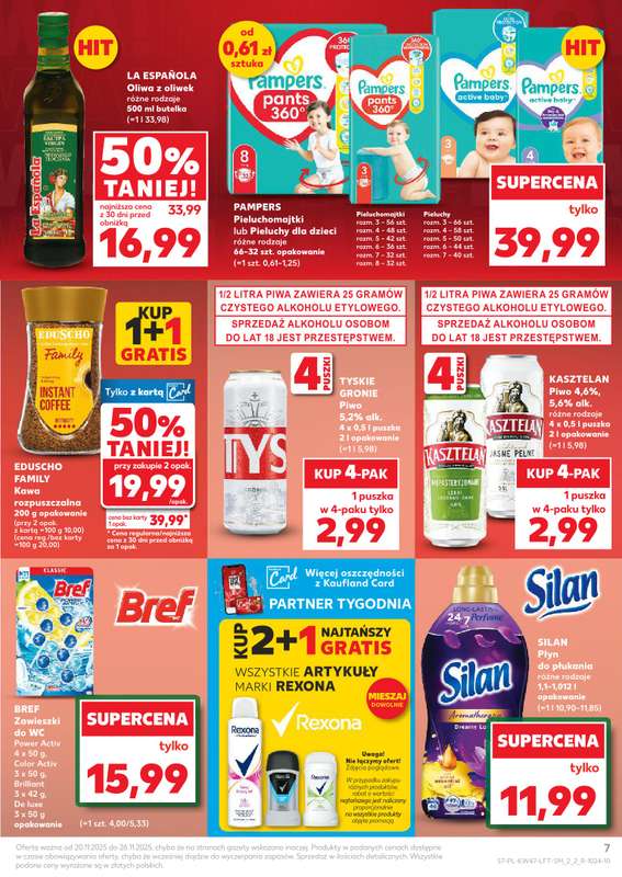 Kaufland - gazetka promocyjna Oferta Kaufland od czwartku 20.11 do środy 26.11 - strona 7