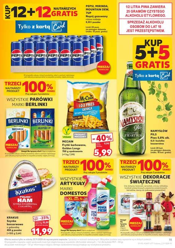 Kaufland - gazetka promocyjna Oferta Kaufland od czwartku 20.11 do środy 26.11 - strona 11