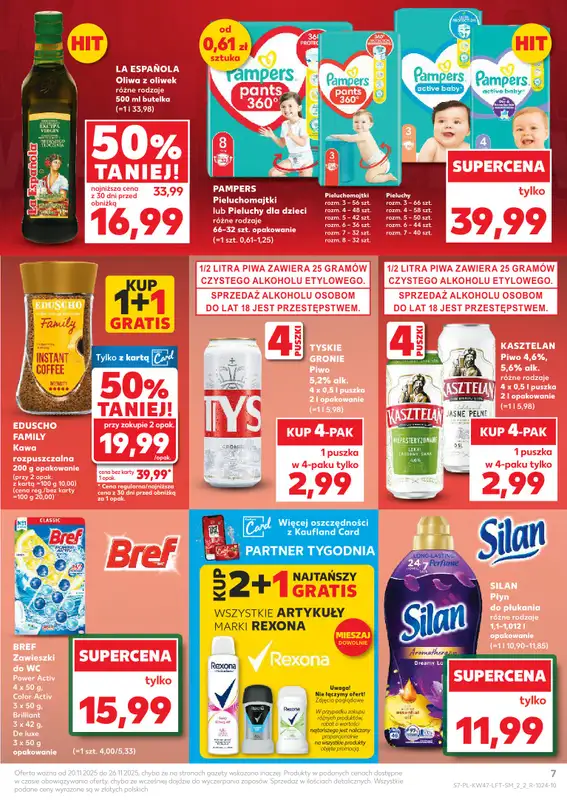 Kaufland - gazetka promocyjna Oferta Kaufland od czwartku 20.11 do środy 26.11 - strona 7