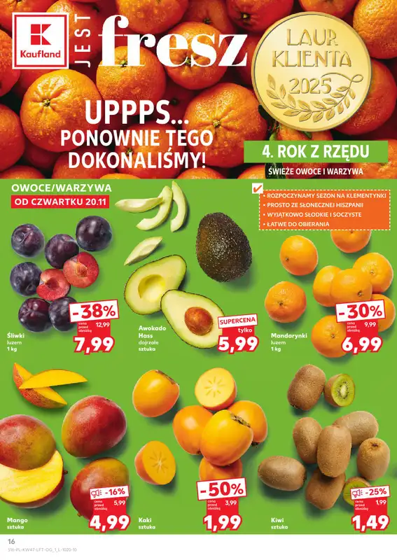 Kaufland - gazetka promocyjna Oferta Kaufland od czwartku 20.11 do środy 26.11 - strona 16