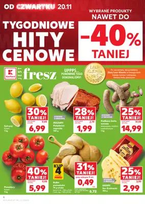 Kaufland - gazetka promocyjna Oferta Kaufland od czwartku 20.11 do środy 26.11 - strona 4