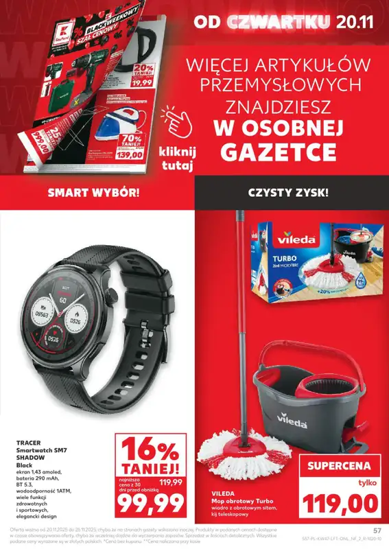 Kaufland - gazetka promocyjna Oferta Kaufland od czwartku 20.11 do środy 26.11 - strona 57