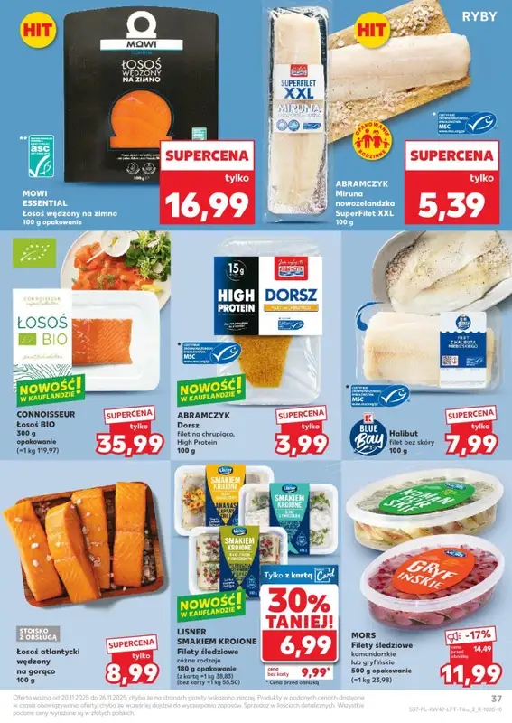 Kaufland - gazetka promocyjna Oferta Kaufland od czwartku 20.11 do środy 26.11 - strona 37