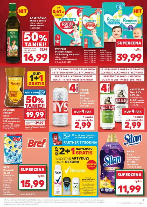 Kaufland - gazetka promocyjna Oferta Kaufland od czwartku 20.11 do środy 26.11 - strona 7