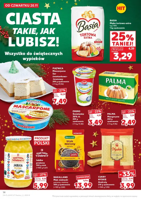 Kaufland - gazetka promocyjna Oferta Kaufland od czwartku 20.11 do środy 26.11 - strona 14