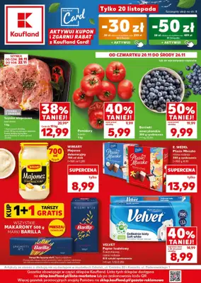 Kaufland - gazetka promocyjna Oferta Kaufland od czwartku 20.11 do środy 26.11