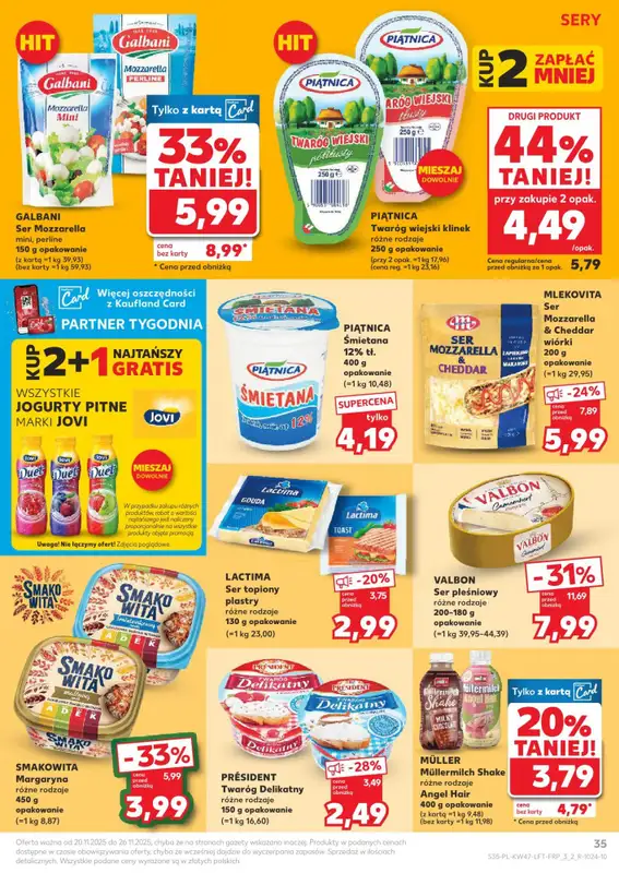 Kaufland - gazetka promocyjna Oferta Kaufland od czwartku 20.11 do środy 26.11 - strona 35