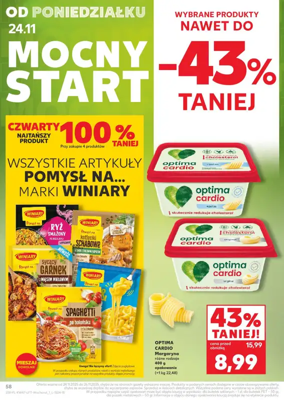 Kaufland - gazetka promocyjna Oferta Kaufland od czwartku 20.11 do środy 26.11 - strona 58