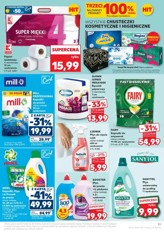 Kaufland - gazetka promocyjna Oferta Kaufland od czwartku 20.11 do środy 26.11 - strona 51
