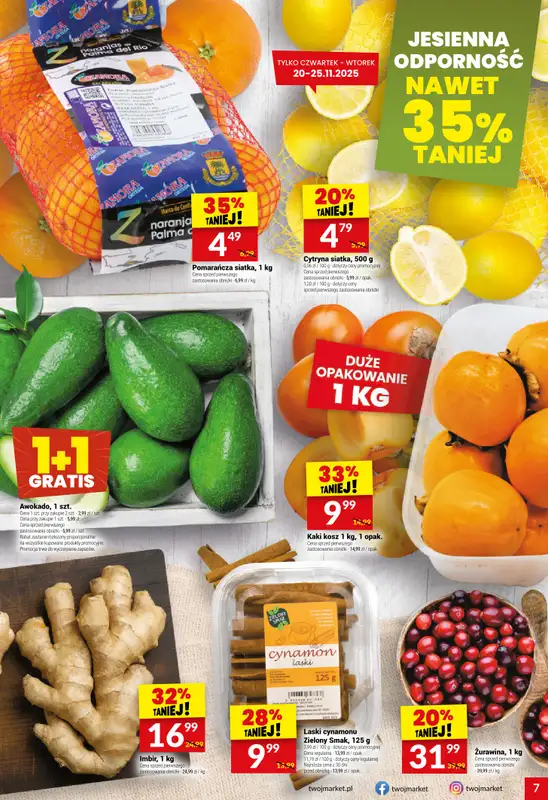 Twój Market - gazetka promocyjna Gazetka od środy 19.11 do wtorku 25.11 - strona 7