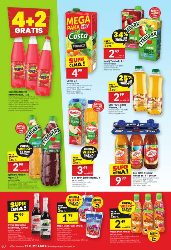 Twój Market - gazetka promocyjna Gazetka od środy 19.11 do wtorku 25.11 - strona 30