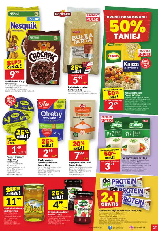 Twój Market - gazetka promocyjna Gazetka od środy 19.11 do wtorku 25.11 - strona 27
